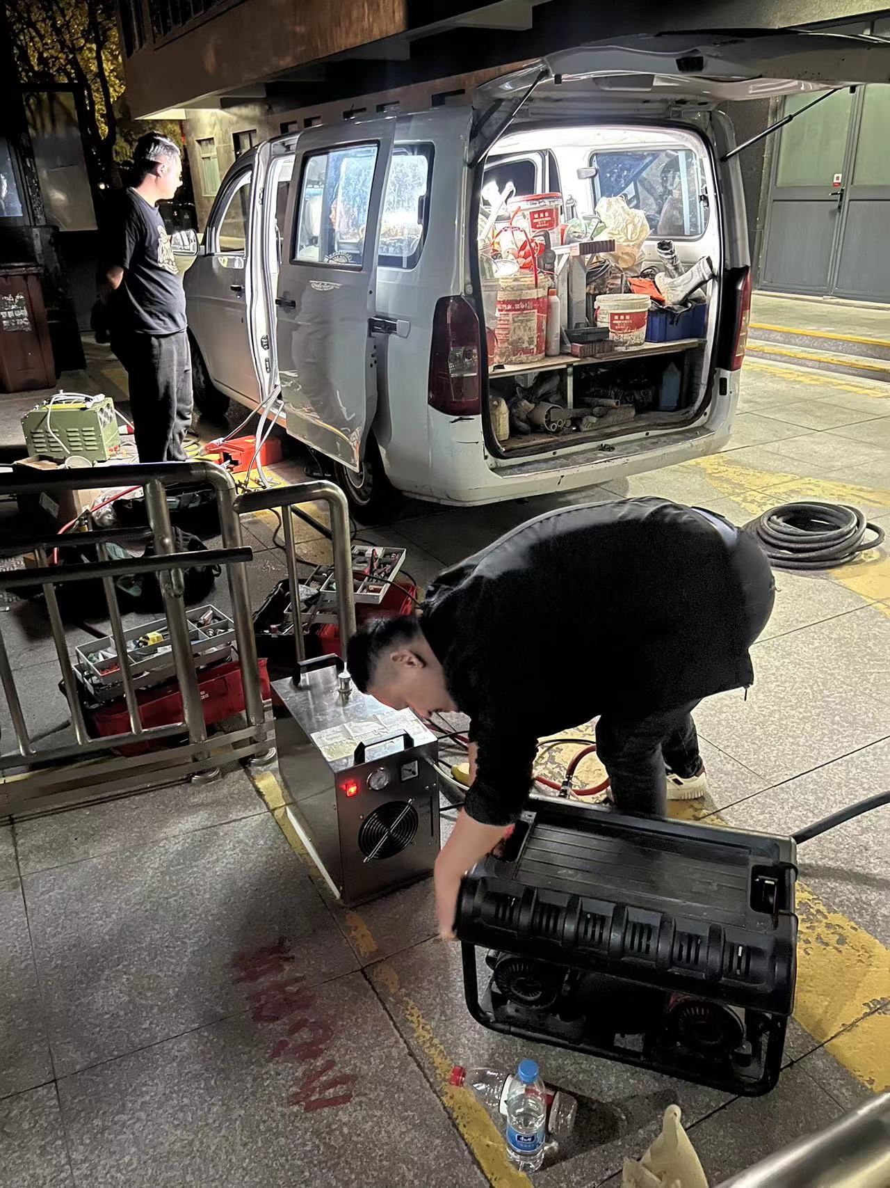 自来水检测现场